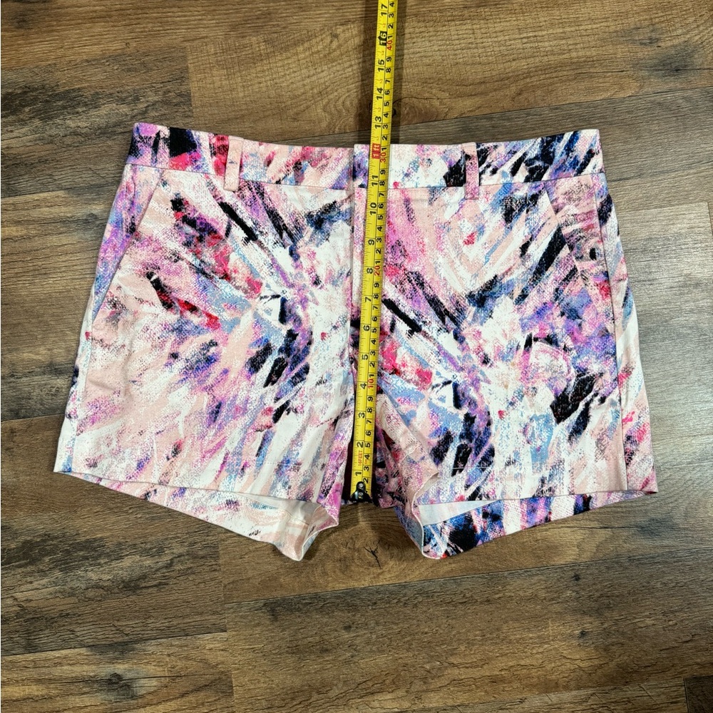 Calvin Klein Women's Abstract Pink Shorts - Picture 6 of 6